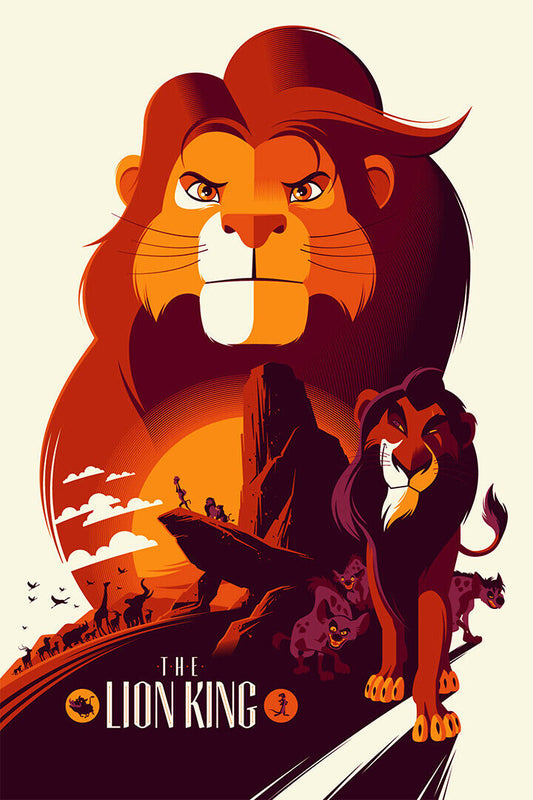 The Lion King Movie Classic 1994 Poster Wall Art Print Home Wall Decor - xonomax