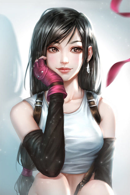 Tifa Lockhart Final Fantasy Sword Poster Wall Art Print Home Wall Decor - xonomax