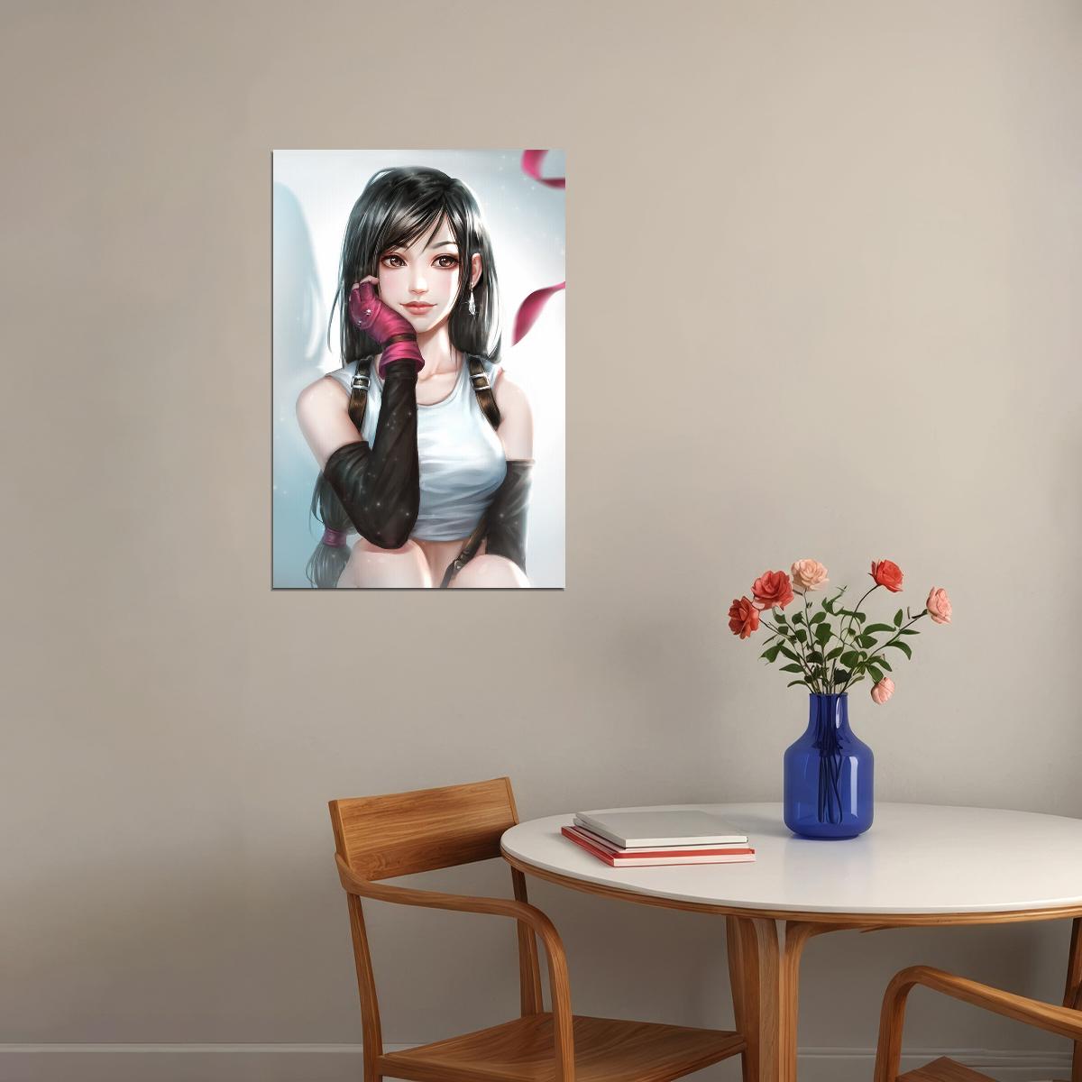 Tifa Lockhart Final Fantasy Sword Poster Wall Art Print Home Wall Decor - xonomax