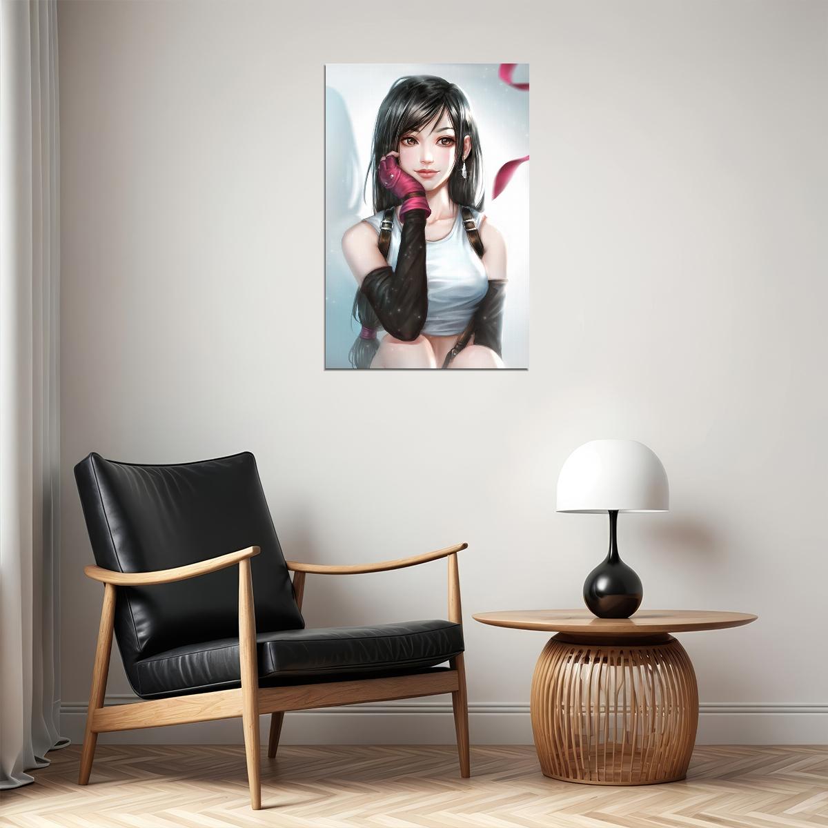 Tifa Lockhart Final Fantasy Sword Poster Wall Art Print Home Wall Decor - xonomax