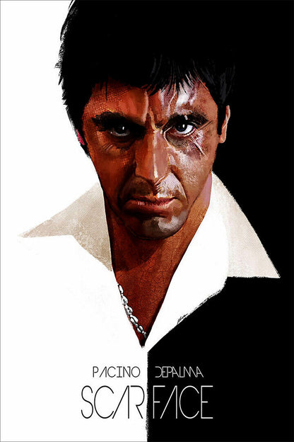 Scarface Movie Al Pacino Drama Poster Wall Art Print Home Wall Decor