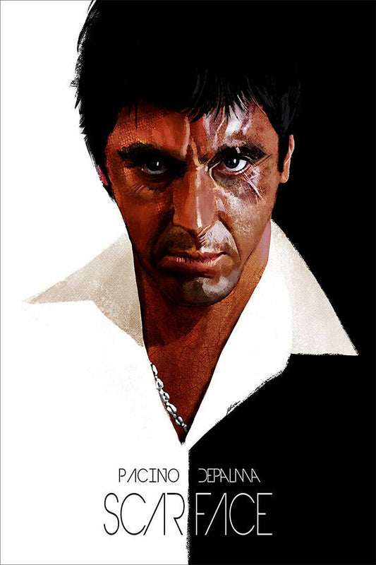 Scarface Movie Al Pacino Drama Poster Wall Art Print Home Wall Decor