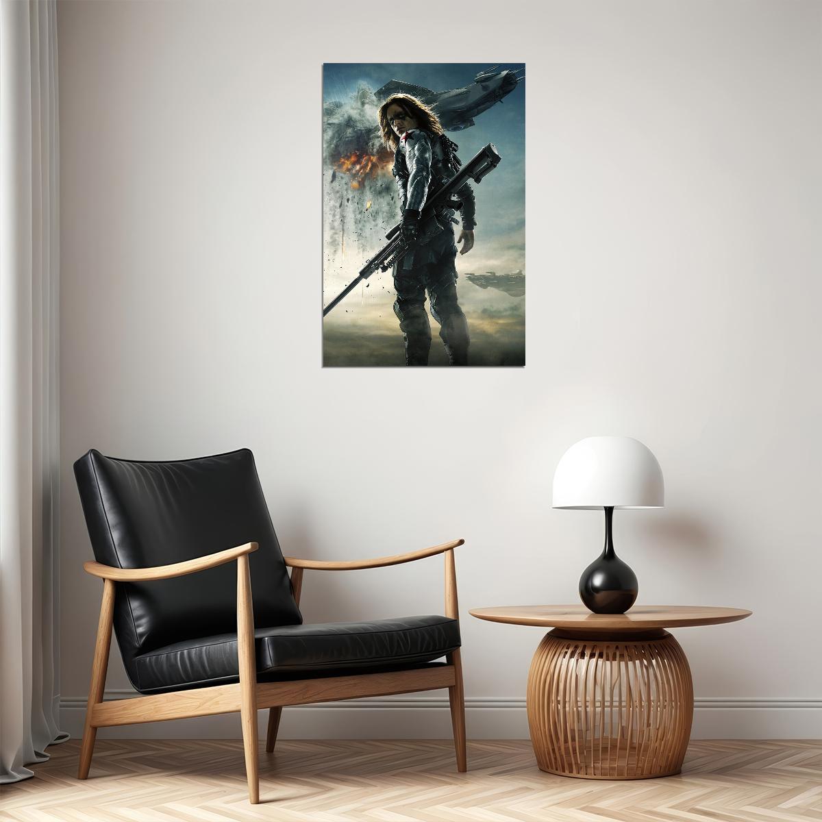 Captain America The Winter Soldier Movie War Poster Wall Art Print Home Wall Decor - xonomax
