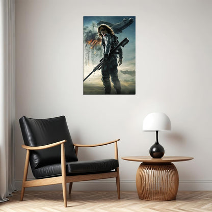 Captain America The Winter Soldier Movie War Poster Wall Art Print Home Wall Decor - xonomax