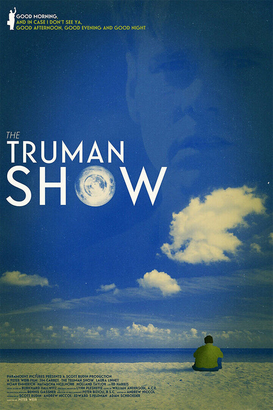 The Truman Show Movie Drama Classic Vintage Poster Wall Art Print Home Wall Decor - xonomax