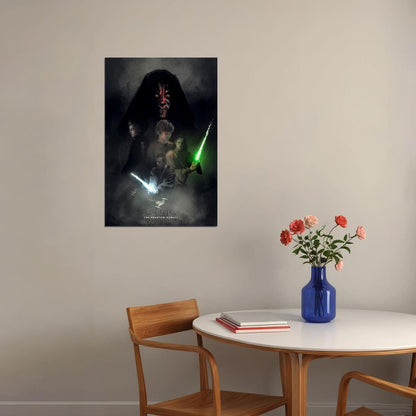 Star Wars Phantom Menace Movie Poster Wall Art Print Home Wall Decor - xonomax