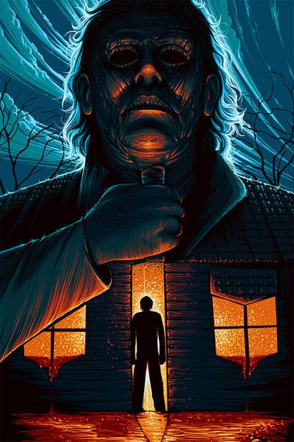 Halloween Horror Movie Poster Wall Art Print Home Wall Decor - xonomax