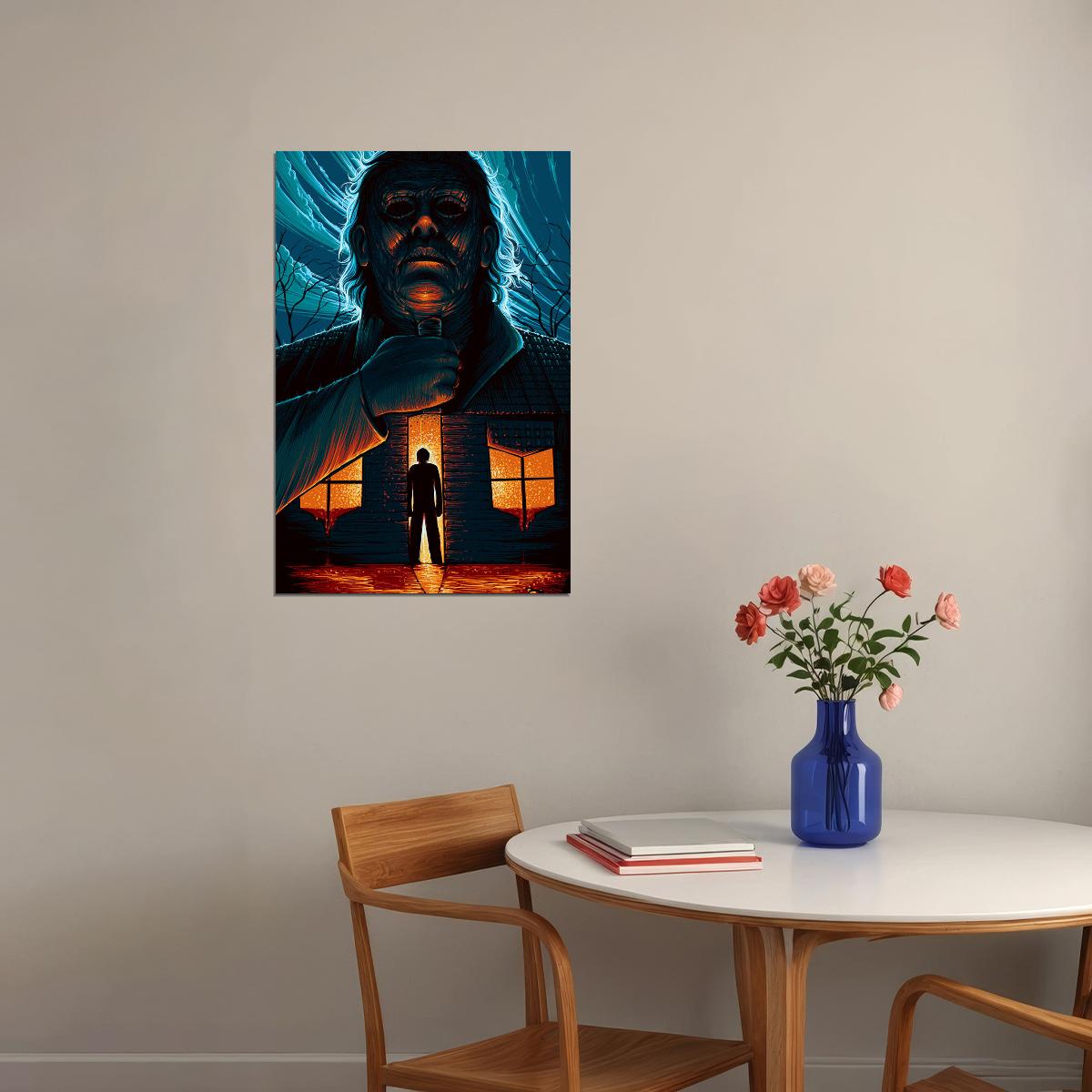 Halloween Horror Movie Poster Wall Art Print Home Wall Decor - xonomax