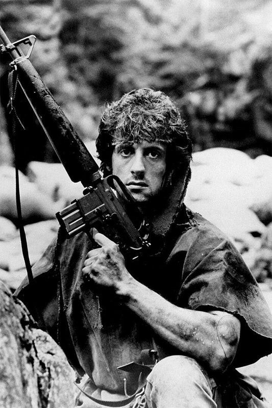 Rambo Soldier Action Movie Poster Wall Art Print Home Wall Decor - xonomax