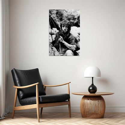 Rambo Soldier Action Movie Poster Wall Art Print Home Wall Decor - xonomax