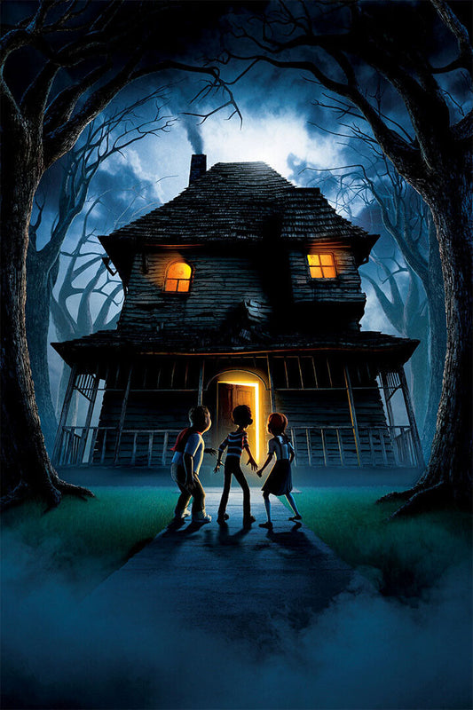 Monster House Horror Action Movie Poster Wall Art Print Home Wall Decor - xonomax