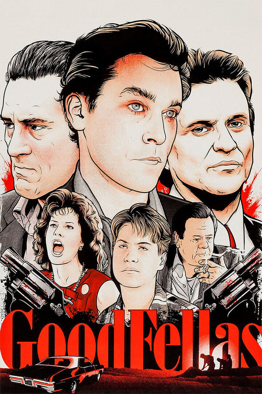 Goodfellas Mafia Gangster Action Poster Wall Art Print Home Wall Decor - xonomax