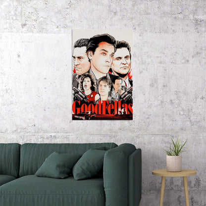 Goodfellas Mafia Gangster Action Poster Wall Art Print Home Wall Decor - xonomax