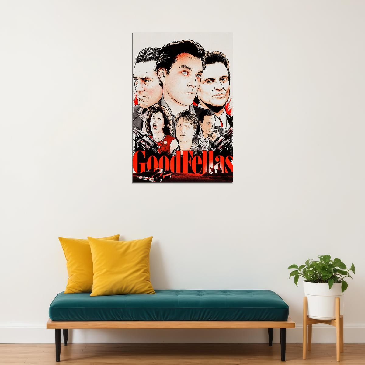 Goodfellas Mafia Gangster Action Poster Wall Art Print Home Wall Decor - xonomax