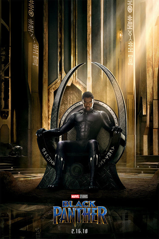 Black Panther Super Hero Movie Poster Wall Art Print Home Wall Decor - xonomax
