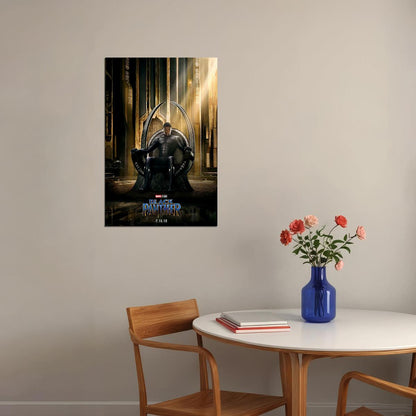 Black Panther Super Hero Movie Poster Wall Art Print Home Wall Decor - xonomax