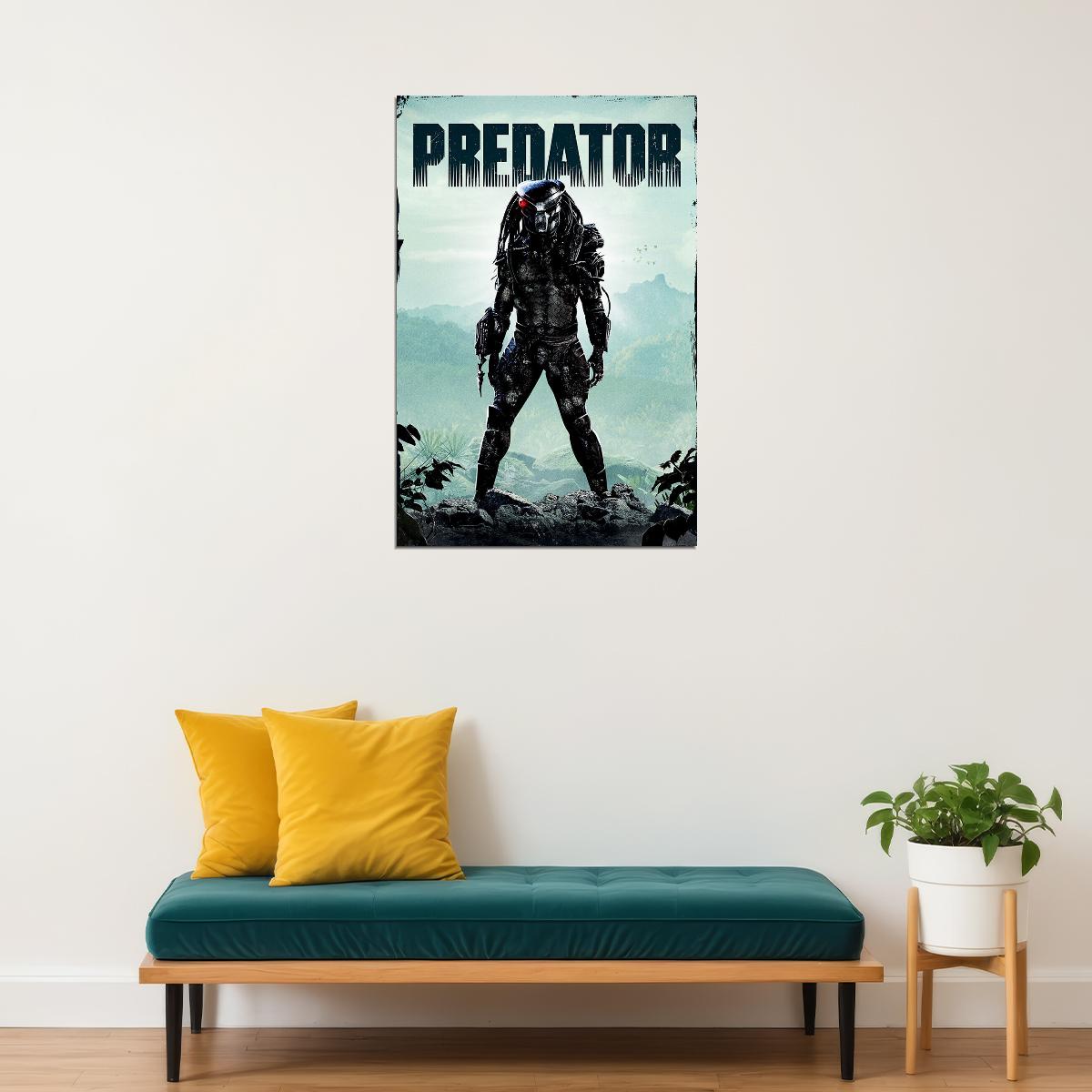 Predator Thriller Action Movie Poster Wall Art Print Home Wall Decor