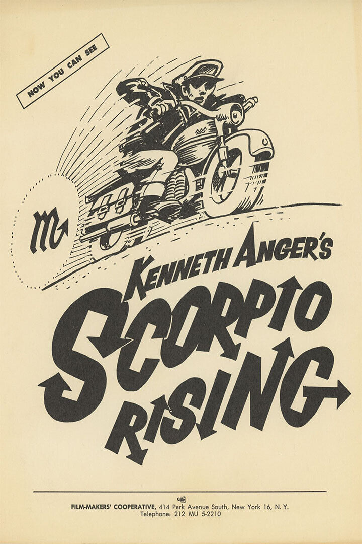 Scorpio Rising Music Drama Short Film Movie Poster Wall Art Print Home Wall Decor