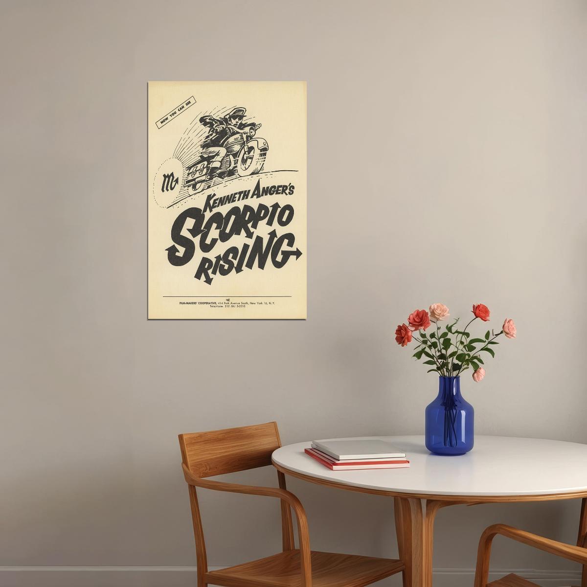 Scorpio Rising Music Drama Short Film Movie Poster Wall Art Print Home Wall Decor