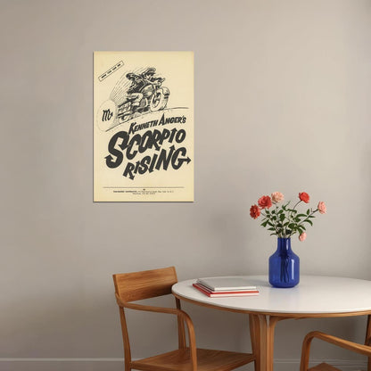 Scorpio Rising Music Drama Short Film Movie Poster Wall Art Print Home Wall Decor