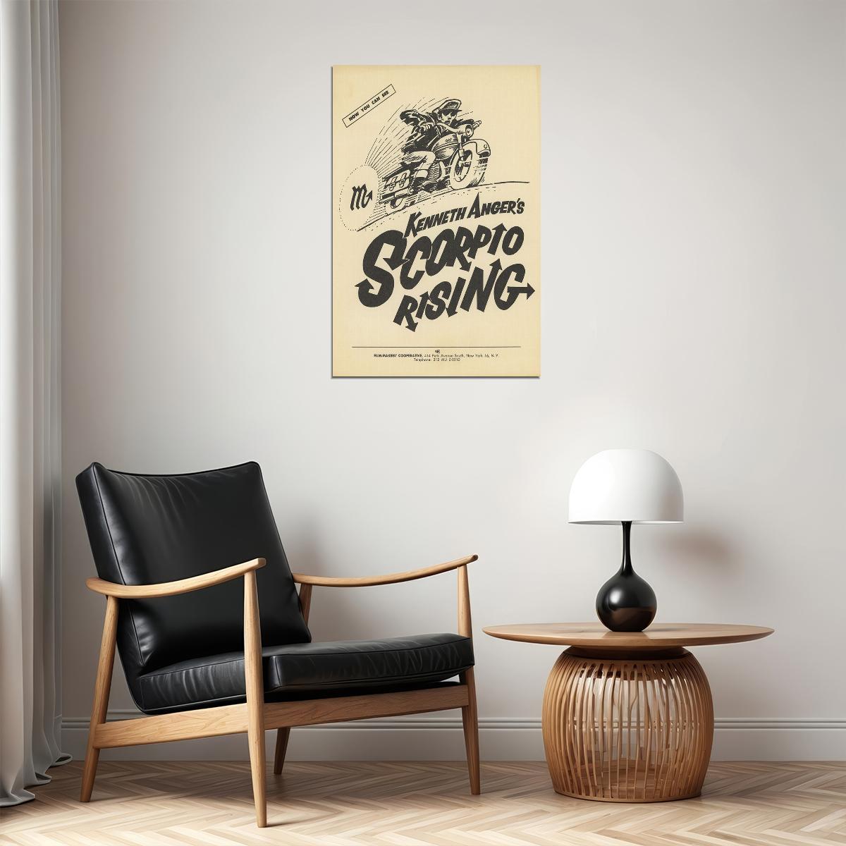 Scorpio Rising Music Drama Short Film Movie Poster Wall Art Print Home Wall Decor