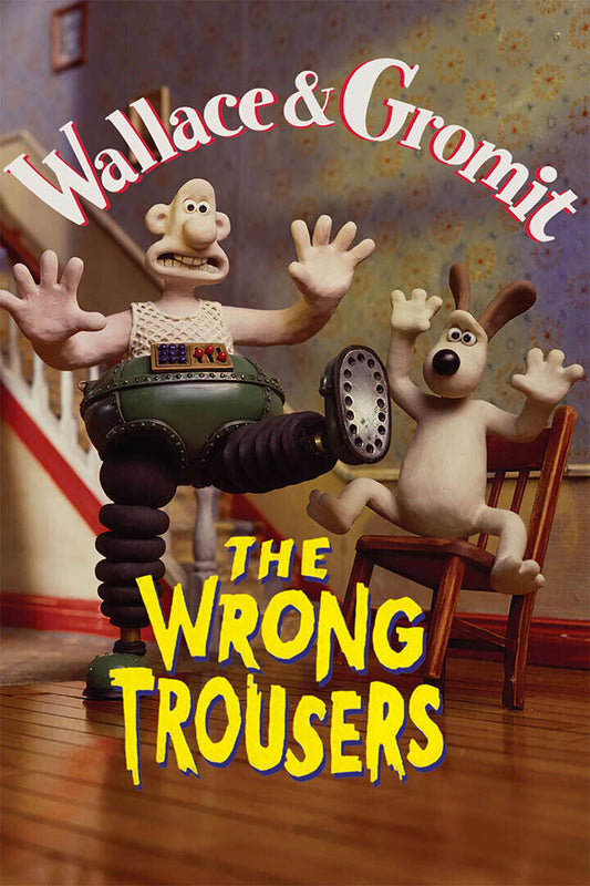 Wallace And Gromit The Wrong Trousers Anime Short Movie Poster Wall Art Print Home Wall Decor