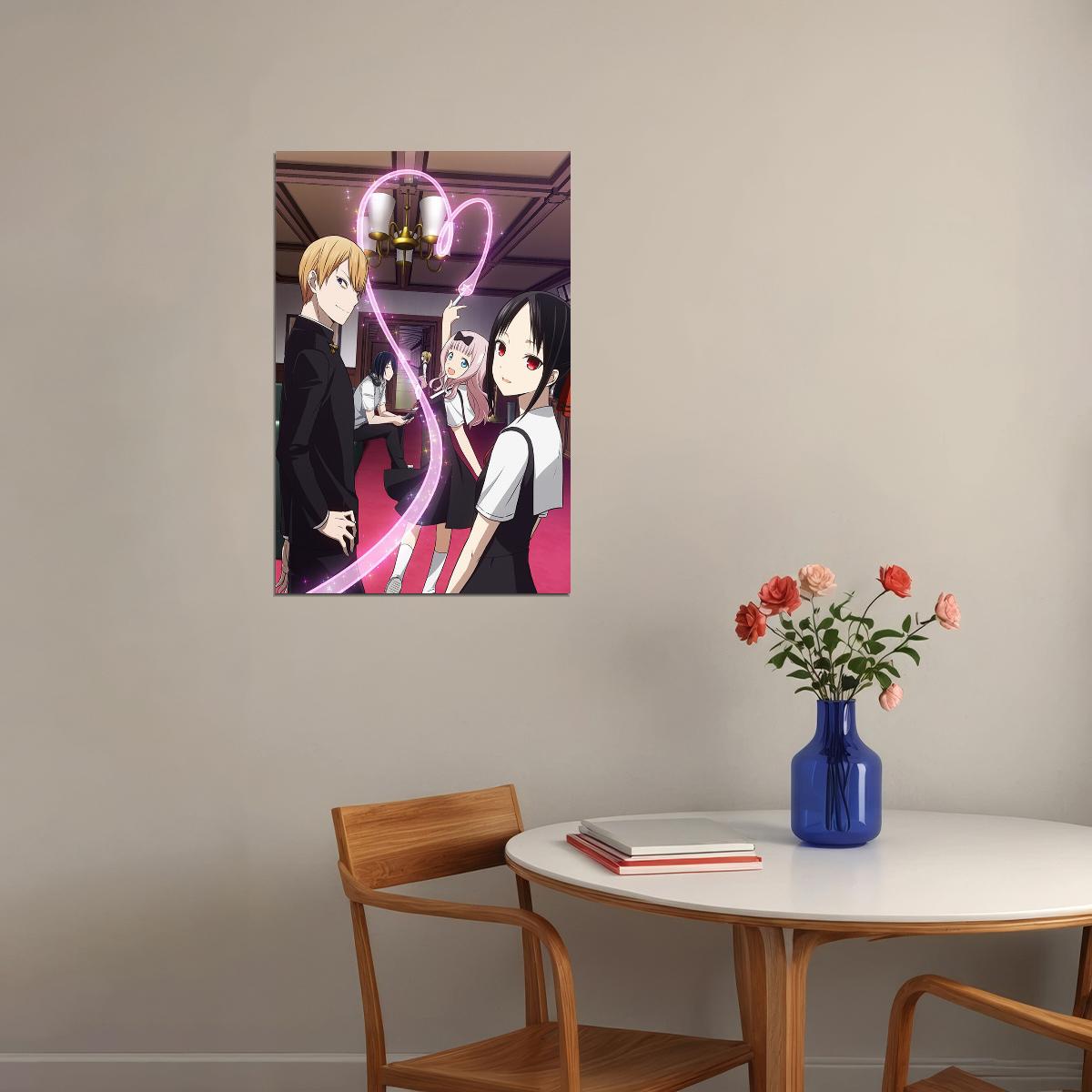 Kaguya Sama Love Is War Comedy Romance Anime Poster Wall Art Print Home Wall Decor