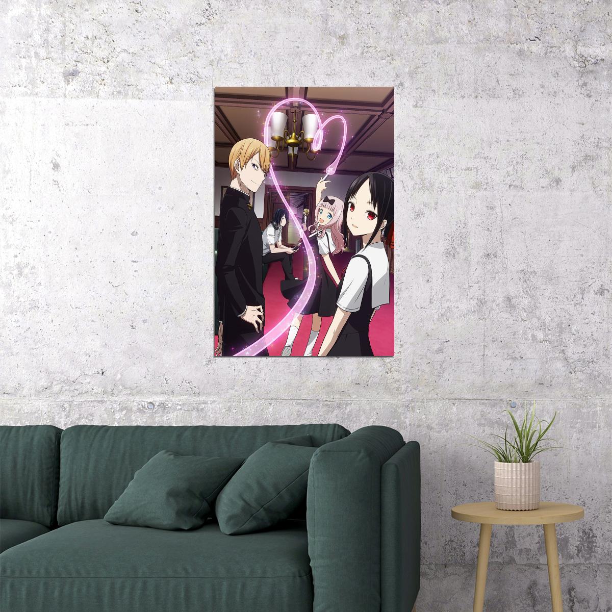 Kaguya Sama Love Is War Comedy Romance Anime Poster Wall Art Print Home Wall Decor