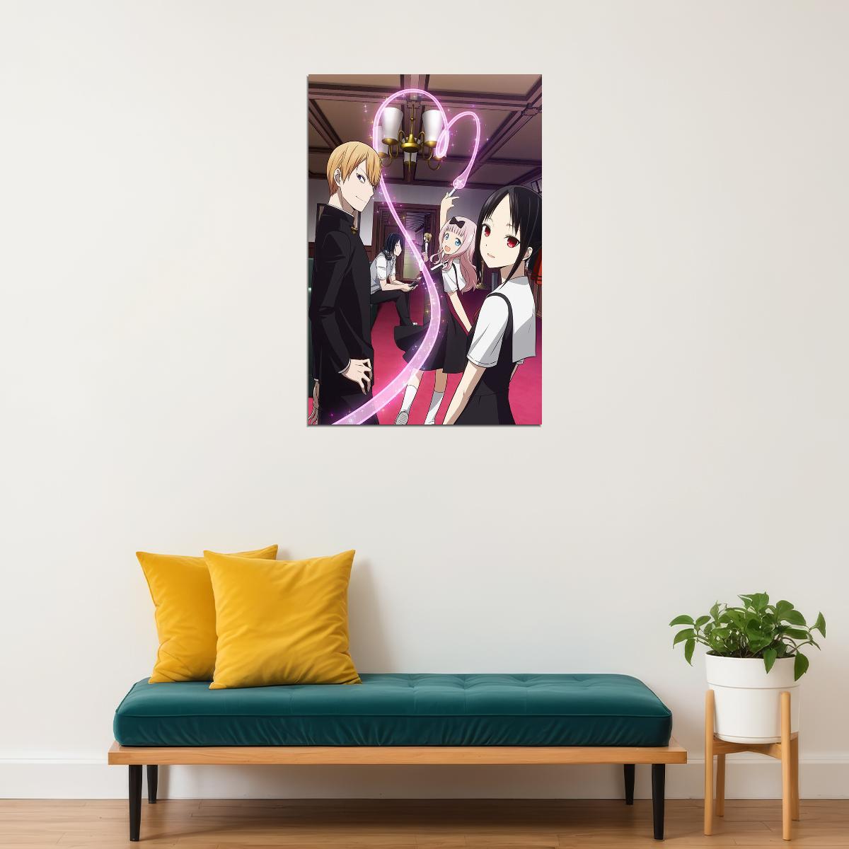 Kaguya Sama Love Is War Comedy Romance Anime Poster Wall Art Print Home Wall Decor