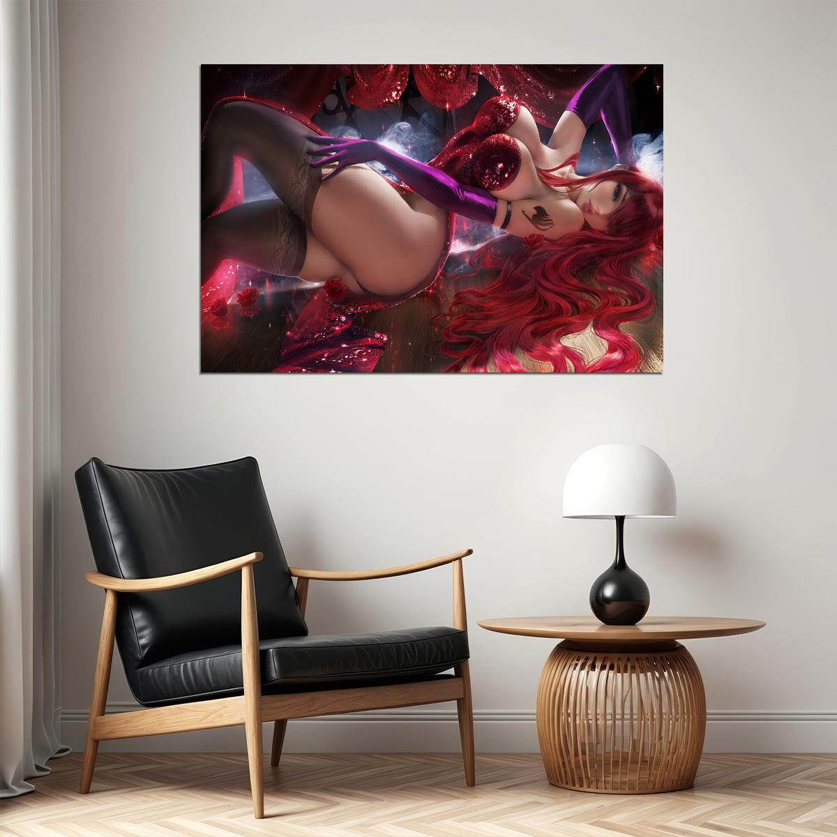 Jessica Rabbit Cartoon Adult Anime Hot Girl Poster Wall Art Print Home Wall Decor