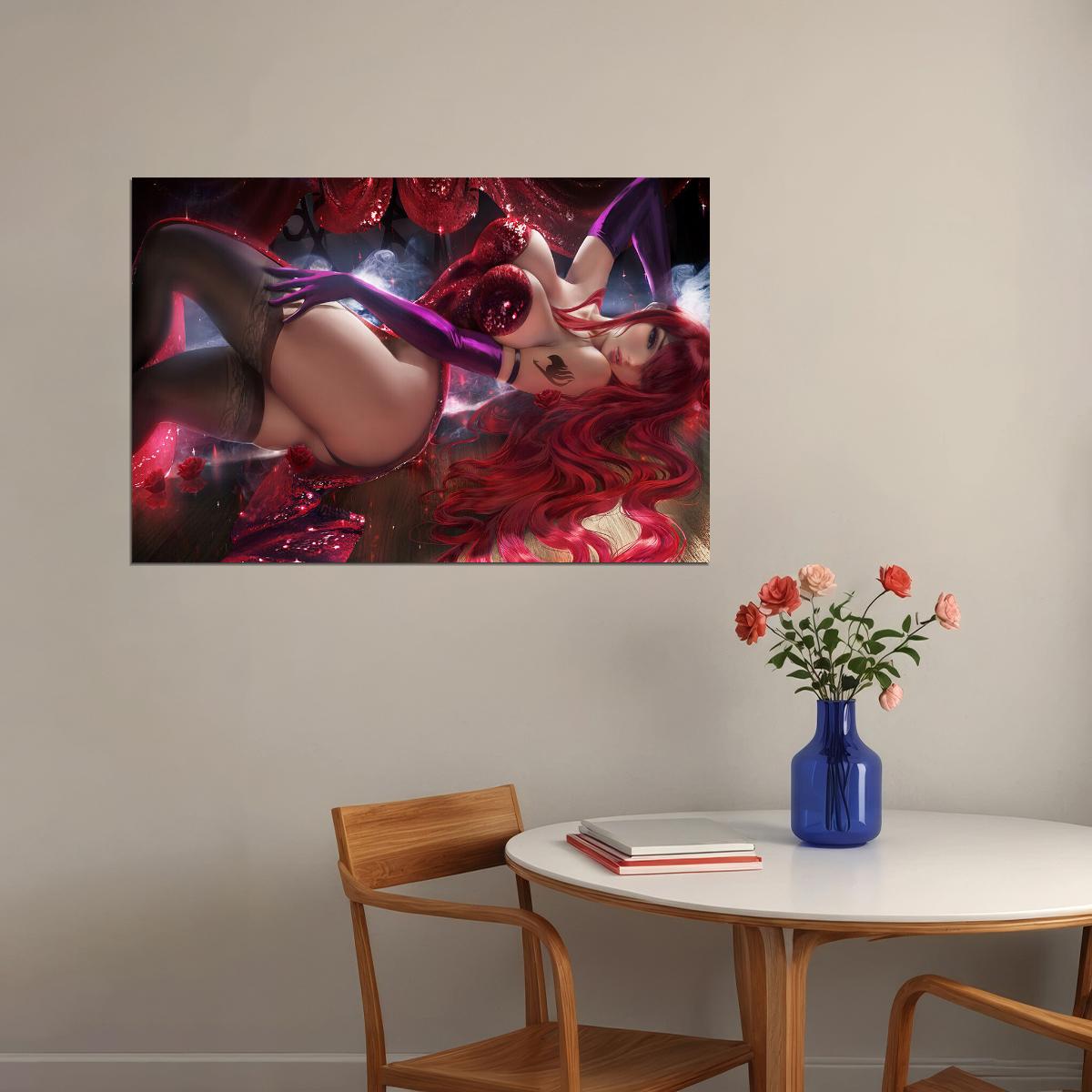 Jessica Rabbit Cartoon Adult Anime Hot Girl Poster Wall Art Print Home Wall Decor
