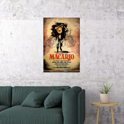 Macario Drama Fantasy Mystery Cinema Film Movie Poster Wall Art Print Home Wall Decor - xonomax
