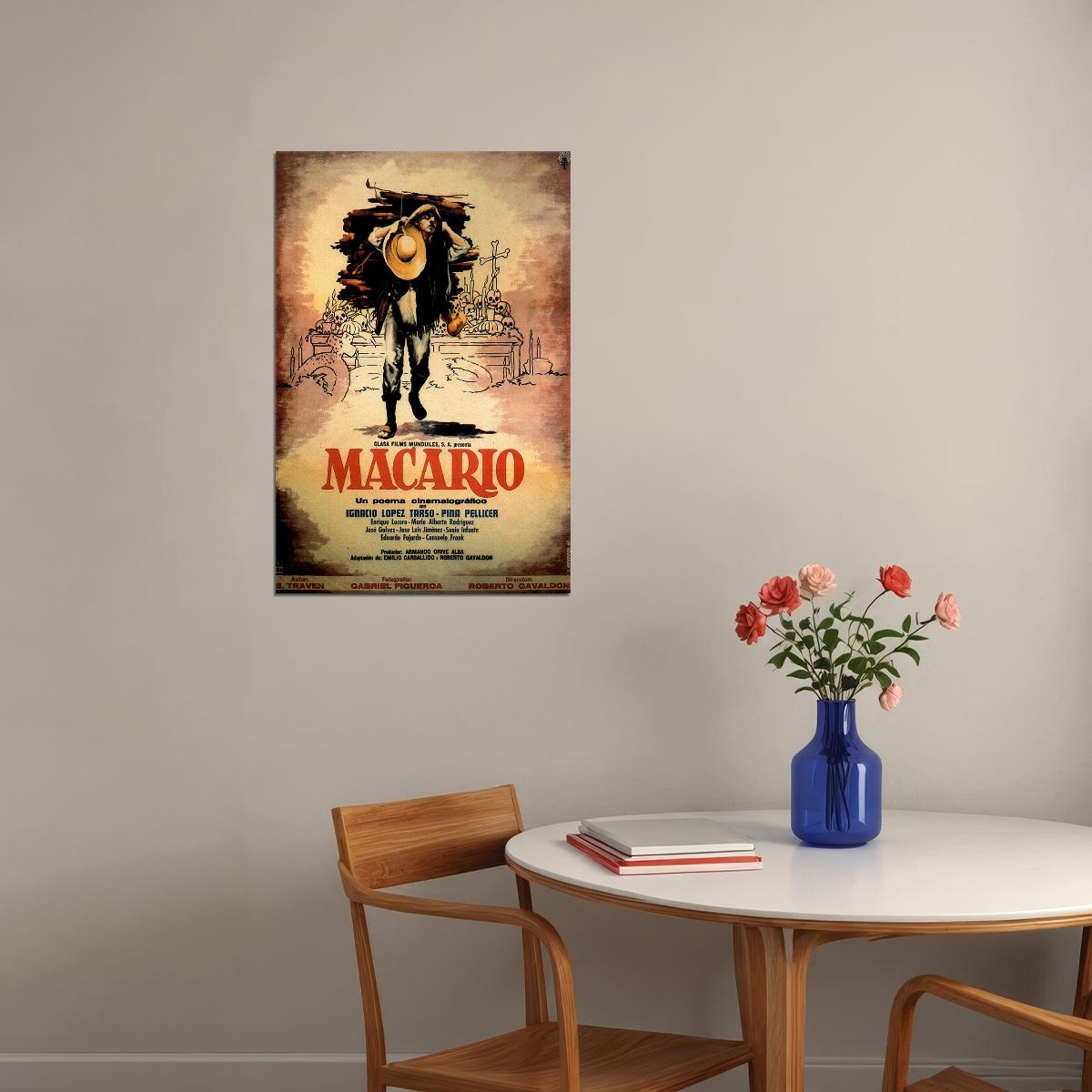 Macario Drama Fantasy Mystery Cinema Film Movie Poster Wall Art Print Home Wall Decor - xonomax