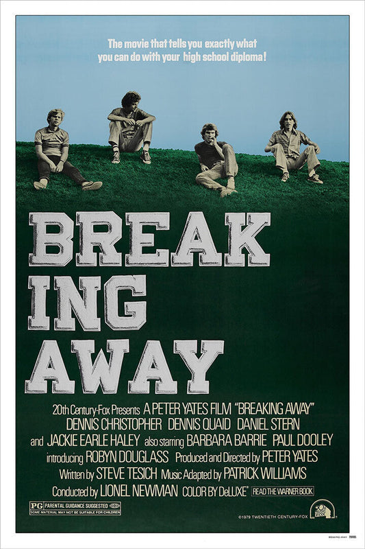 Breaking Away Comedy Drama Sports Cinema Film Movie Poster Wall Art Print Home Wall Decor - xonomax