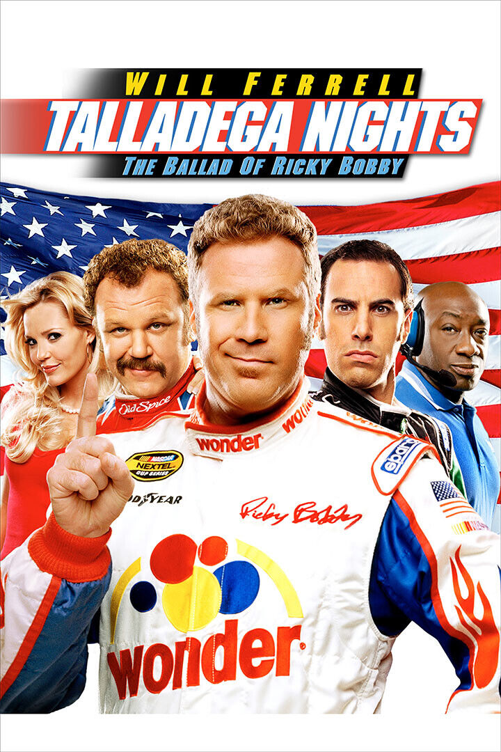 Talladega Nights Comedy Sports Cinema Film Movie Poster Wall Art Print Home Wall Decor - xonomax