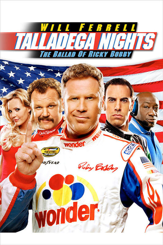 Talladega Nights Comedy Sports Cinema Film Movie Poster Wall Art Print Home Wall Decor - xonomax