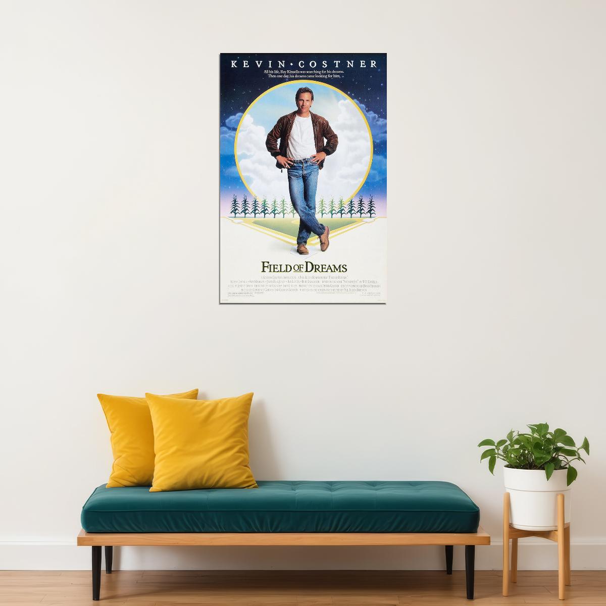 Field Of Dreams Drama Family Sports Cinema Film Movie Poster Wall Art Print Home Wall Decor - xonomax