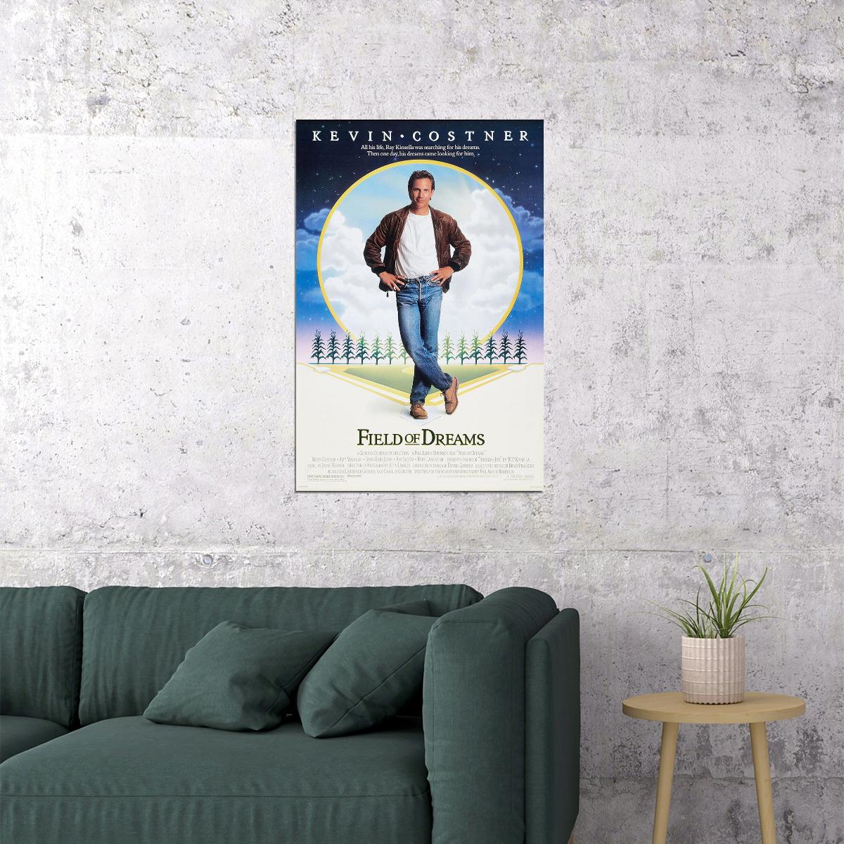 Field Of Dreams Drama Family Sports Cinema Film Movie Poster Wall Art Print Home Wall Decor - xonomax