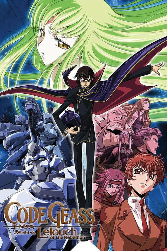 Code Geass Lelouch Of The Rebellion Anime Tv Series Poster Wall Art Print Home Wall Decor