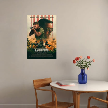 Land Of Bad Action Thriller Cinema Film Movie Poster Wall Art Print Home Wall Decor - xonomax