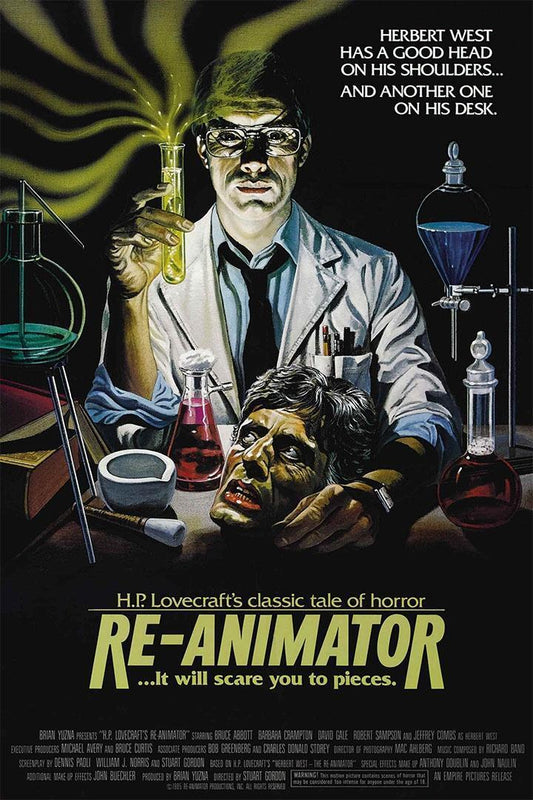 Re Animator Classic Horror Science Fiction Movie Poster Wall Art Print Home Wall Decor - xonomax