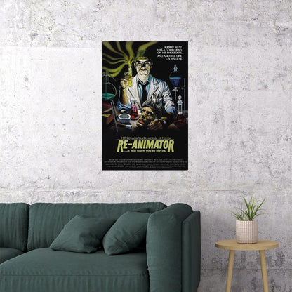 Re Animator Classic Horror Science Fiction Movie Poster Wall Art Print Home Wall Decor - xonomax