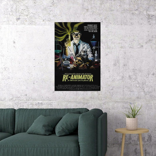Re Animator Classic Horror Science Fiction Movie Poster Wall Art Print Home Wall Decor - xonomax