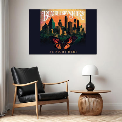 Blackberry Smoke Be Right Here American Music Band Poster Wall Art Print Home Wall Decor - xonomax