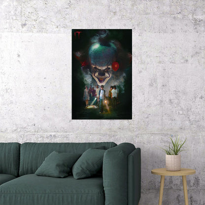 It Horror Drama Classic Movie Cinema Film Poster Wall Art Print Home Wall Decor - xonomax