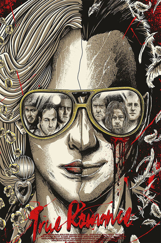 True Romance Crime Drama Classic Movie Film Poster Wall Art Print Home Wall Decor
