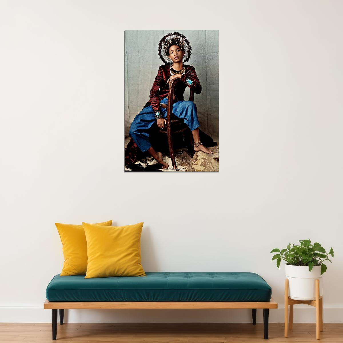 Willow Smith Celebrity American Musician Cinema Actor Poster Wall Art Print Home Wall Decor - xonomax