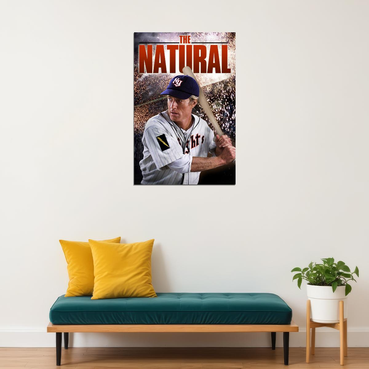The Natural Drama Sports Cinema Film Movie Gift Poster Wall Art Print Home Wall Decor - xonomax