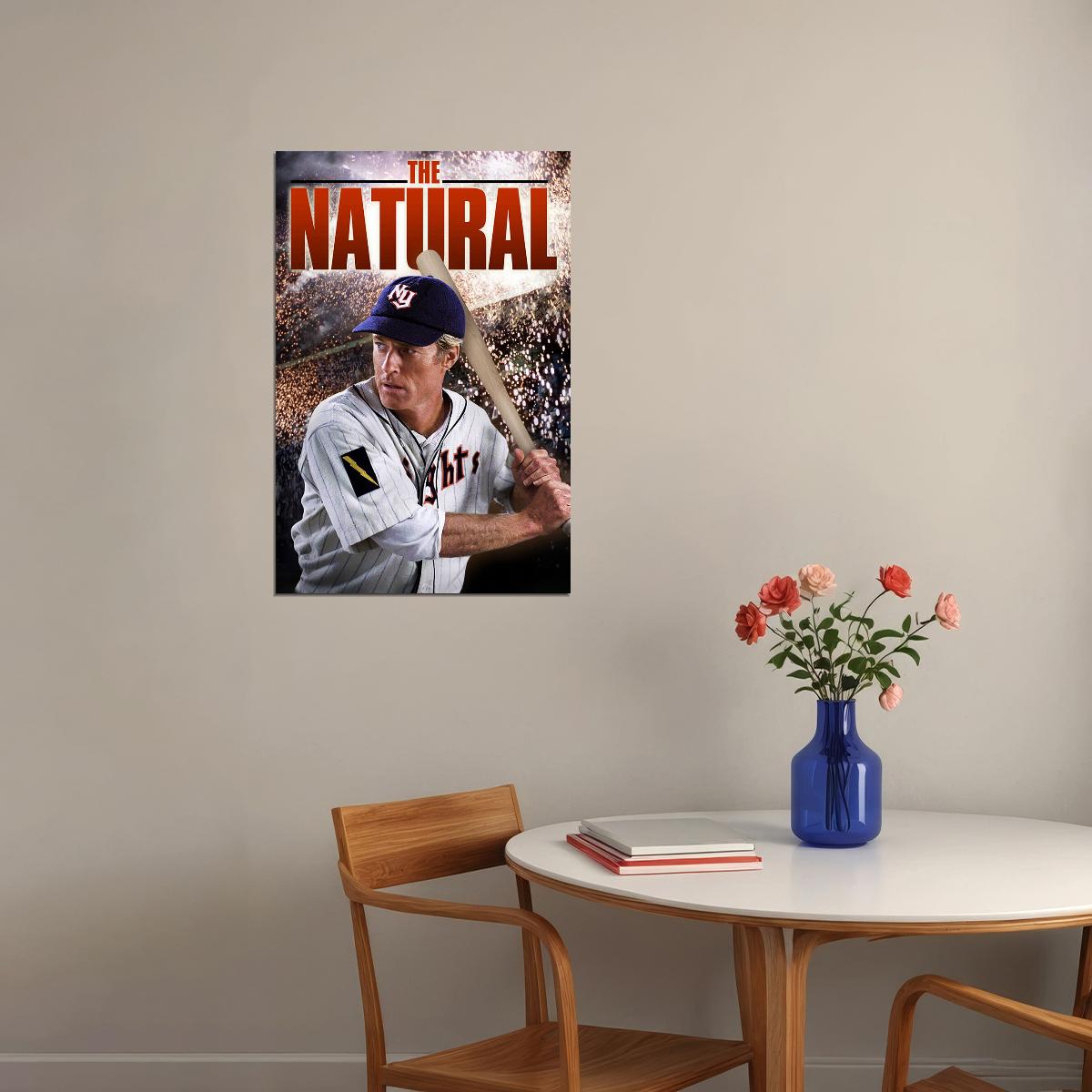 The Natural Drama Sports Cinema Film Movie Gift Poster Wall Art Print Home Wall Decor - xonomax