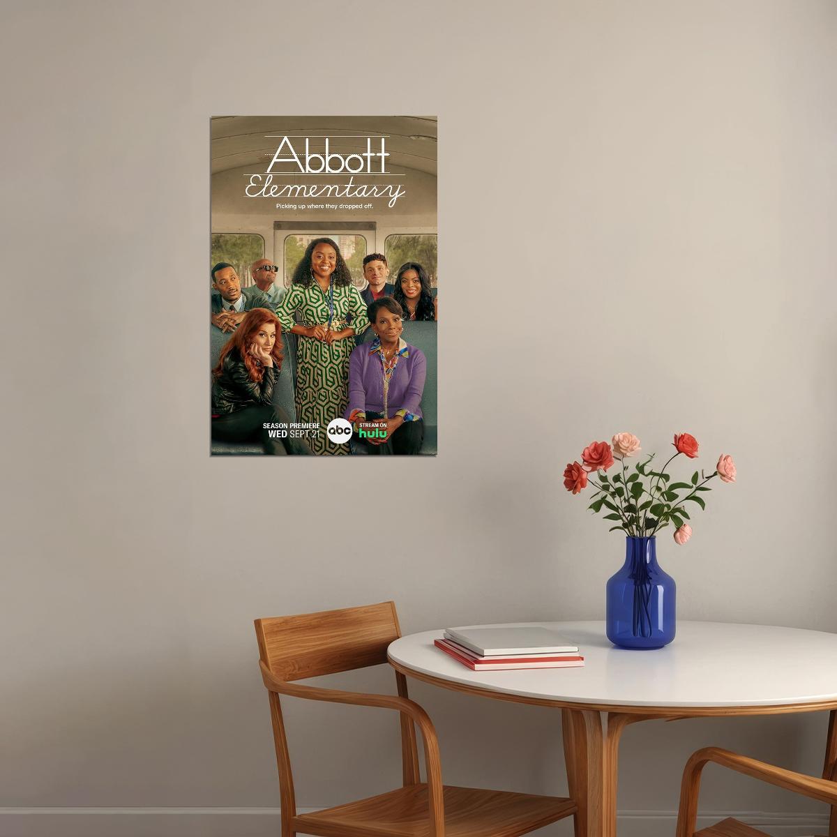 Abbott Elementary Comedy Sitcom Tv Series Movie Gift Poster Wall Art Print Home Wall Decor - xonomax